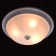 Ariadne chandelier, 3x60W E27, white, golden 37x37x14 cm