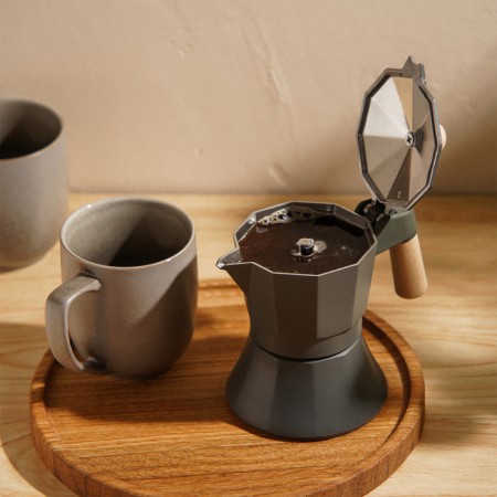 Coffee machine geyser Sl Home "Framo", 150 ml, 11 × 15.5 × 12 cm, olive color-9