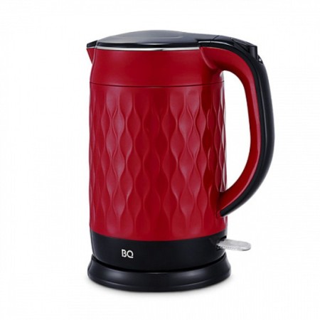 Electric kettle bQ kt1715p, plastic, flask, 1.7 l, 1800 watts, red/black-3