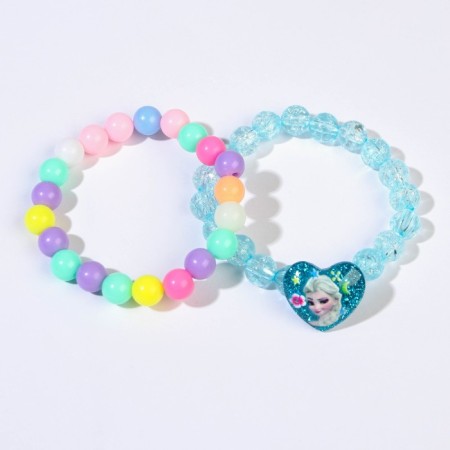 Bracelet Children's "Elsa" jewelry, 2 pieces, cold heart-2