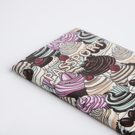Cover for passport, beige color/multi -colored-3