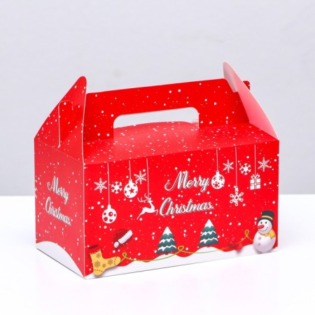 Box for 2 cupcake "Happy New Year!" 16.5 x 9.2 x 8.7 cm-5