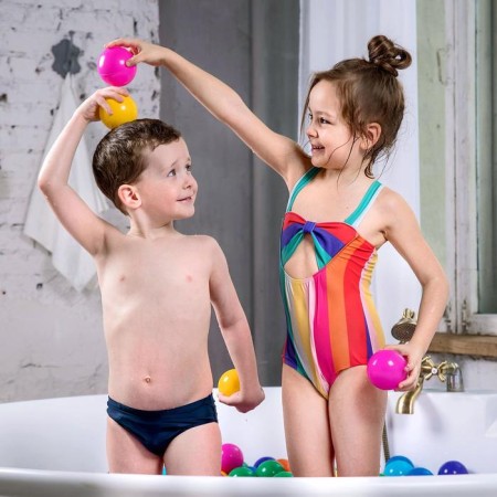 Balls for a dry pool with a pattern, ball diameter 7.5 cm, set 150 pieces, multi -colored-5