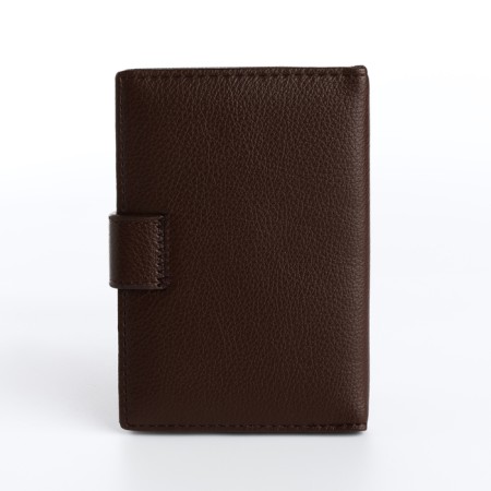Cover for car documents and passports for magnet, brown color-1