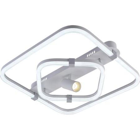 Ceiling light ESCADA, 10280/2LED. 1x62+3W, LED, 4850LM, 3000/4000/6500K, 545x505x155 mm, color chromium-1