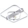 Ceiling light ESCADA, 10280/2LED. 1x62+3W, LED, 4850LM, 3000/4000/6500K, 545x505x155 mm, color chromium