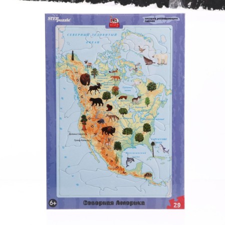 Developing puzzle "North America"