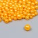 Beads for creativity plastic "Round. Orange" d = 3-8 mm, set 10 grams
