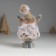 Souvenir Polystone "Santa Claus in a fur coat, with a star" 9x6.5x14 cm