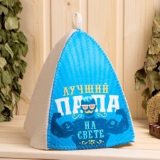 Bath cap with color wedge 