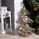 LED figure "Christmas tree" 38 × 55 × 13 cm, metal, textiles, batteries AAX2 (not in the kit), glow warm white