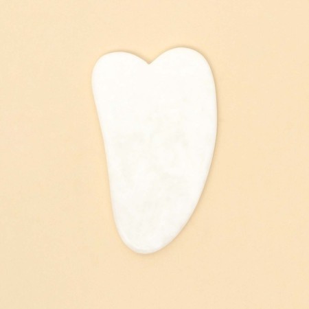 Set of massagers Guasha for the face "Inspecting", calcite, 14 x 20 cm,-4
