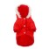 Jacket with hood and fur, size XL (Osh 34, OG 47, DS 31 cm), red