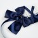 Carnival bandage "Lolita", the color is blue with white lace