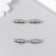 Magnetic housing fastener for the cord silver 0.3x1.5 cm