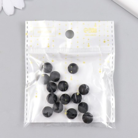 Busina silicone "round" black d = 0.9 cm-2