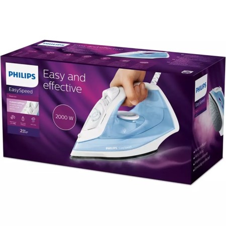 PHILIPS GC1740/20 iron, anti-stick sole, 2000 watts, 25 g/min, 220 ml, white-blue-3