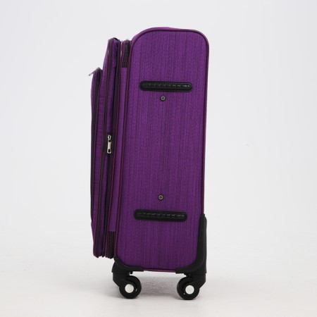 Small 24 suitcase "on lightning, code castle, with extension, purple color-3