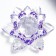Lotus glass "Lotus violet" Diam 13.5 cm