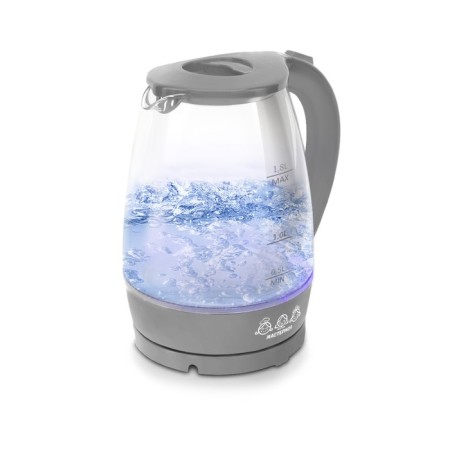 Electric kettle “EK-1801G, glass, 1.8l, 1850 watts, smoky color