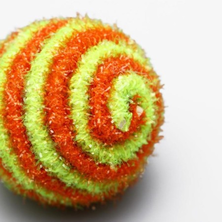 A brilliant two-color ball, 5 cm, mix of flowers-2