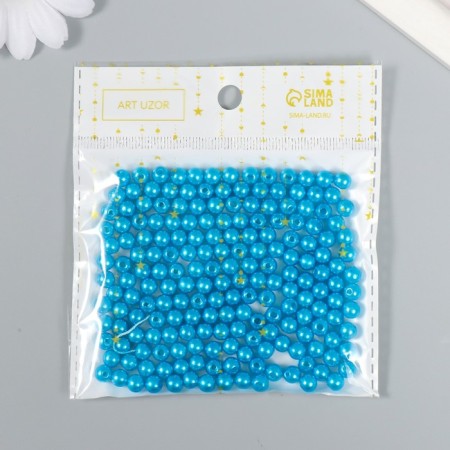 Beads for creativity plastic "turquoise-green" set of 200 pcs d = 0.6 cm-4