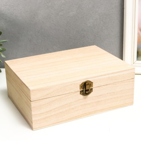Casket wood for painting, 22x8.5x16.5 cm-4