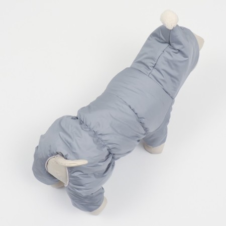 Winter overalls for animals, fleece, 2xl (DS 34-36, Osh 34-36, OG 44-48 cm), gray-2