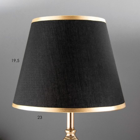 Louise table "Louise" 1x60W E27 Black 25x25x41cm-4