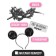 Carnival costume "mood color: black", rims, ears, mask, thermal priece
