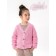 Cardigan Children's Knit, height 128 cm, pink color