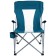 Tourist chair Maclay, with a cup holder, 64x42x93 cm, color cyan