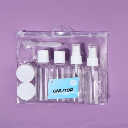 Storage set, in a case, 8 objects, white/transparent color-11