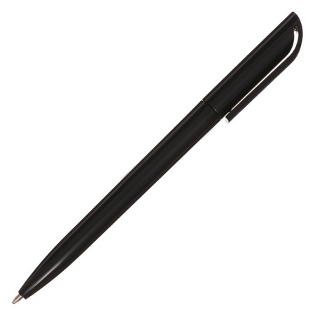 Switching rotary handle Calligrata, 1.0mm, clip 1 x 3.5cm, under the logo, black body, blue rod-1