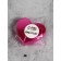 The perfume bottle "Heart", glass, with a spray, 25 ml, pink color