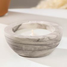 Aromatic candle in concrete 