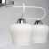 Alpha chandelier, size 39x26x55 cm, 240W 4xe27