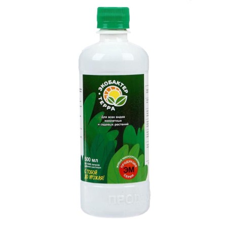 Microbiological fertilizer "Ecobacter-Terra", bottle, 0.5 liters