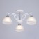 Laurah "Laura" 3x60W E27 white, chrome 59x27x20cm