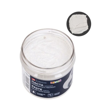 Texture white paste 100 ml ZHK Decola, acrylic with sand, 5827977-1