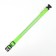 Collar with backlighting double strip size m, Osh 40-48 x 2.5 cm, 3 glow modes Green