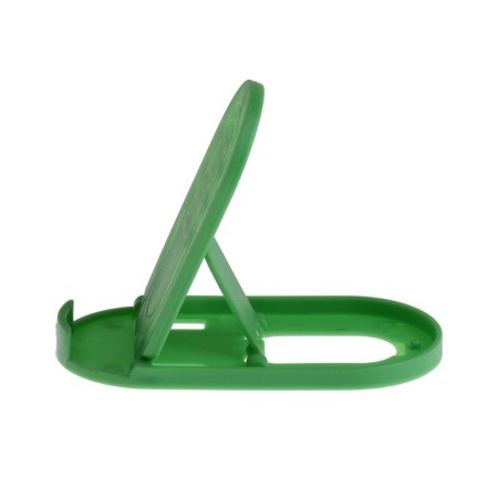 Luazon phone stand, folding, oval, adjustable height, green-3