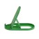 Luazon phone stand, folding, oval, adjustable height, green