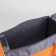 Sports bag with lightning, without lining, 3 outer pockets, gray/orange color