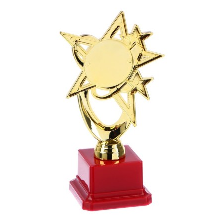 The award figure "Zvezda" c, the plastic stand is red, 17 x 9.5 x 6.3 cm.-4