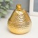 Coramics Coramics "Golden Pear with a leaves" 9x7x7 cm