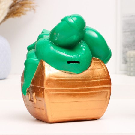 Piggy bank "Snake with a chest" 16x16x16cm, color-2