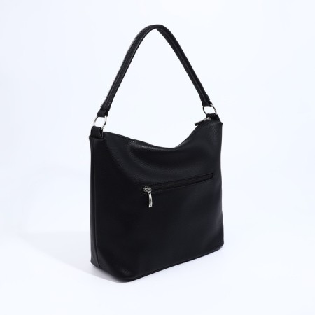 Magic bag "Olivi" with lightning, external pocket, black color-1