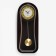 Wall clock, series: pendulum, discrete move, 2AA, D-15 cm, 24 x 57 cm