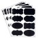 The stickers are waterproof, a set of sheets is 5 pcs., Cretaceous marker, size 1 stickers - 87 × 50 mm